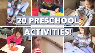 ACTIVITY and CRAFT Ideas for 3  4 year old  INDOOR Activities For 3  4 year old [upl. by Revlis81]