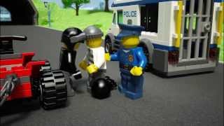 Lego City  Police  60043  Prisoner Transporter  Lego 3D Review [upl. by Eiliah182]