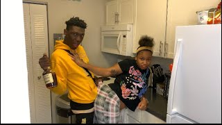 LETS “DO ITquot ON THE KITCHEN COUNTER PRANK 🥵 GETS SPICY [upl. by Ayekan]