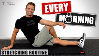 Quick Morning Stretching Routine For Flexibility Mobility And Stiffness [upl. by Raychel]