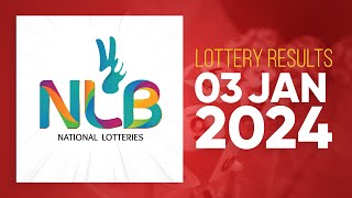 NLB Live Lottery Draw 20240103  0930 PM [upl. by Secunda]