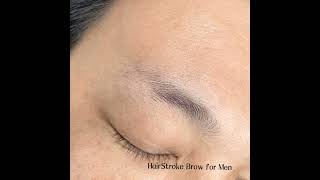 Eyebrow Microblading for men  Final Result [upl. by Dickerson]