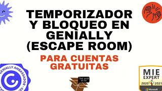 Temporizador en Genially Gratuito para Escape Room [upl. by Ahsitniuq]