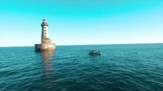 Stannard Rock Light  Lake Superior [upl. by Helbonna]