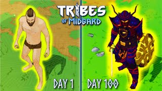 I Played 100 Days of Tribes of Midgard [upl. by Ijuy57]