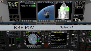 KSP POV Episode 1  Probes first  Kerbal Space Program  IVA Mission Control Room [upl. by Ellesig944]