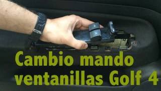 Cambio mando ventanillas Golf 4 [upl. by Oberstone447]