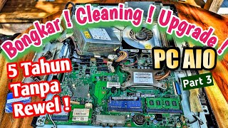 Cara Bongkar PC All In One Lenovo Thinkcentre M73z  Part 3 how to Reassemble [upl. by Eidnak310]