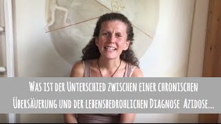 Der Unterschied zwischen einer chronischen Übersäuerung und einer Azidose [upl. by Naginnarb]