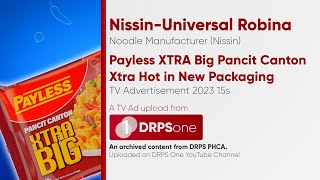 Payless XTRA BIG Pancit Canton Xtra Hot in New Pack TV Ad 2023 15s Philippines [upl. by Jdavie894]