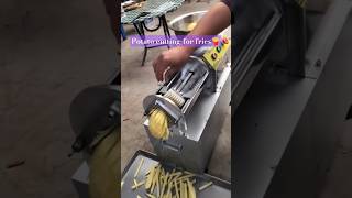 Potato cutting for Fries 🍟  french fries  finger chips ytshorts shorts ytshorts food popular [upl. by Macintyre]