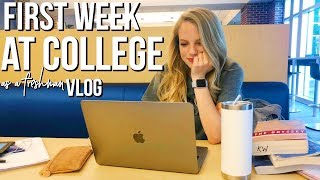 First Week Of College Vlog I FAILED MY FIRST COLLEGE TEST  college week in my life [upl. by Zack996]