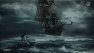 Creaky Wooden Pirate Ship Ocean Sounds for Relaxing Deep Sleep Studying Meditation Stress Relief [upl. by Alenson696]