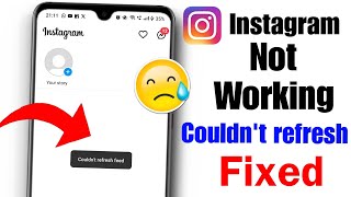 Instagram not working today  Instagram couldnt not refresh  Instagram server down today problem [upl. by Ycniuqed]