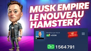 🚨Elon Musk Empire le nouveau Hamster Kombat qui fait gagner gros [upl. by Irual]