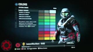 Halo Reach How to make Noble Sixs Armor Default  Raid Clan [upl. by Yuri]