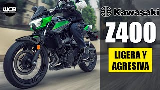 Kawasaki Z400 ABS ÁGIL y DIVERTIDA 🇯🇵  Reseña 2023 [upl. by Suravat797]