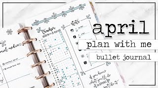 PLAN WITH ME  Bullet Journal Monthly Setup  April 2017 [upl. by Vladimar170]