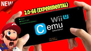 Finally Best Cemu Version 2066 Now Running More Smooth ON Android  Wii U Emulation ON Android [upl. by Ydroj]