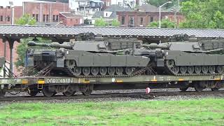 Train 126 8924 Bristol TNVA Has 19 Military tanks [upl. by Yenaj]