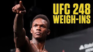 UFC 248 Ceremonial WeighIns  ESPN MMA [upl. by Noxin]