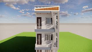 HOUSE ELEVATION 15 FEET FRONT [upl. by Sorel]