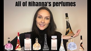 Rihanna Perfume Range  Celebrity Perfume Ranges [upl. by Airotciv859]