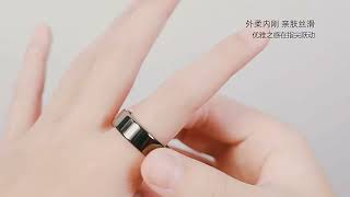 Heart rate Sleep Sleep Monitor QRing Waterproof IP68 Peodmeter Capture Fitness Tracker Smart Ring [upl. by Rachelle]