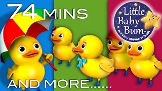 Five Little Ducks  More  Nursery Rhymes for for Babies by LittleBabyBum [upl. by Porte]