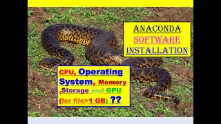 02 Python IDE Anaconda Software Installation [upl. by Allbee]