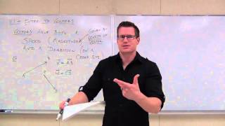 Calculus 3 Lecture 111 An Introduction to Vectors [upl. by Ellekcim]