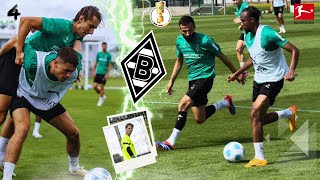 Gladbach TrainingsVlog🔥Die Borussia bereit fürs erste Testspiel🤔⚽️ [upl. by Eizdnil]