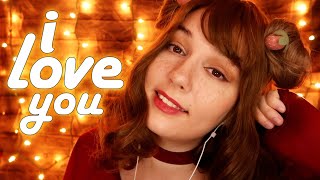 ASMR 💛 quotI Love Youquot quotIts Okayquot quotShhhquot  Hugging You  Face Touching 💛 [upl. by Learsiy850]