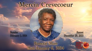 Mercia Crevecoeur Funeral Mass [upl. by Ahsyen]