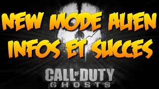 Call Of Duty Ghosts Extinciton Mode Alien  New zombies like  infos et succès [upl. by Marty]