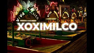 XOXIMILCO Mexican food music culture and FIESTA  Cancuncom [upl. by Enelcaj325]