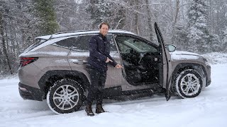 Hyundai Tucson 2022 Test Drive in Deep SNOW [upl. by Nolrac]