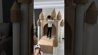 ADEK BUAT ISTANA PRINCES UNTUK KAKAK ⁉️shorts funny dubbing [upl. by Aipotu]