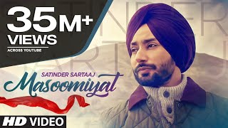 Satinder Sartaaj Masoomiyat Full Song  Beat Minister  Latest Punjabi Songs 2017  TSeries [upl. by Joashus]