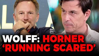 Wolff claims Horner quotRunning Scaredquot of regulation change  GPFans News [upl. by Laurice]