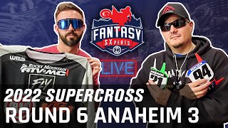 2022 Supercross Anaheim 3 Round 6  RMFantasySX SXperts W Aaron Plessinger [upl. by Ongineb651]