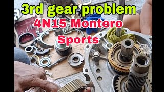 Mitsubishi Montero Sports replace 3rd gear kit [upl. by Libove]