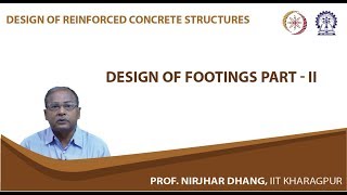 Design of Footings Part  II [upl. by Ayotna]