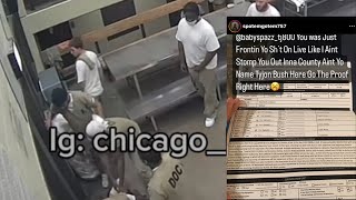 FOOTAGE SURFACES OF 800 TJ GETTING JUMPED BY 757 IN JAIL‼️757 TROLLS 800 TJ [upl. by Dudden246]