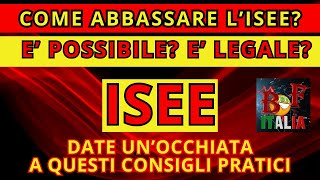 COME ABBASSARE LISEE Consigli Pratici per Ottimizzare la Vostra Situazione Finanziaria [upl. by Ledua]