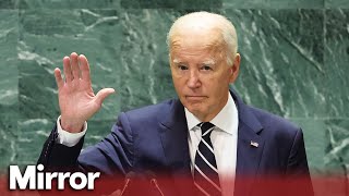 Joe Biden addresses the UN General Assembly for the final time [upl. by Atteoj]