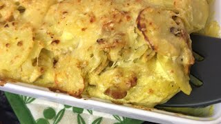 GRATIN POMMES DE TERRE POULET  RECETTE SIMPLE DE GRATIN [upl. by Yhtimit]