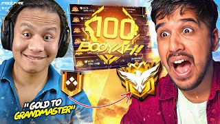 100 Streak Challenge By Amit Bhai 😵 Free Fire Max  Tonde Gamer [upl. by Kcirrad]