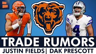 MAJOR Chicago Bears Trade Rumors On Dak Prescott amp Justin Fields  Dane Brugler 2024 NFL Mock Draft [upl. by Marozik263]