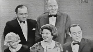 Whats My Line  The panelists spouses Tony Randall panel Dec 25 1960 [upl. by Obadiah291]